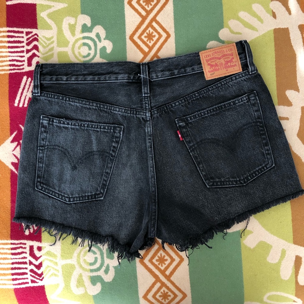 Levi’s 501 Black Shorts